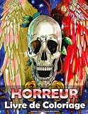 Cauchemar - Livre de Coloriage Adultes Horreur _MerArtFR: avec des monstres terrifiants, créatures de Dark fantasy, femmes maléfiques et scènes ... la relaxation et le soulagement du stress