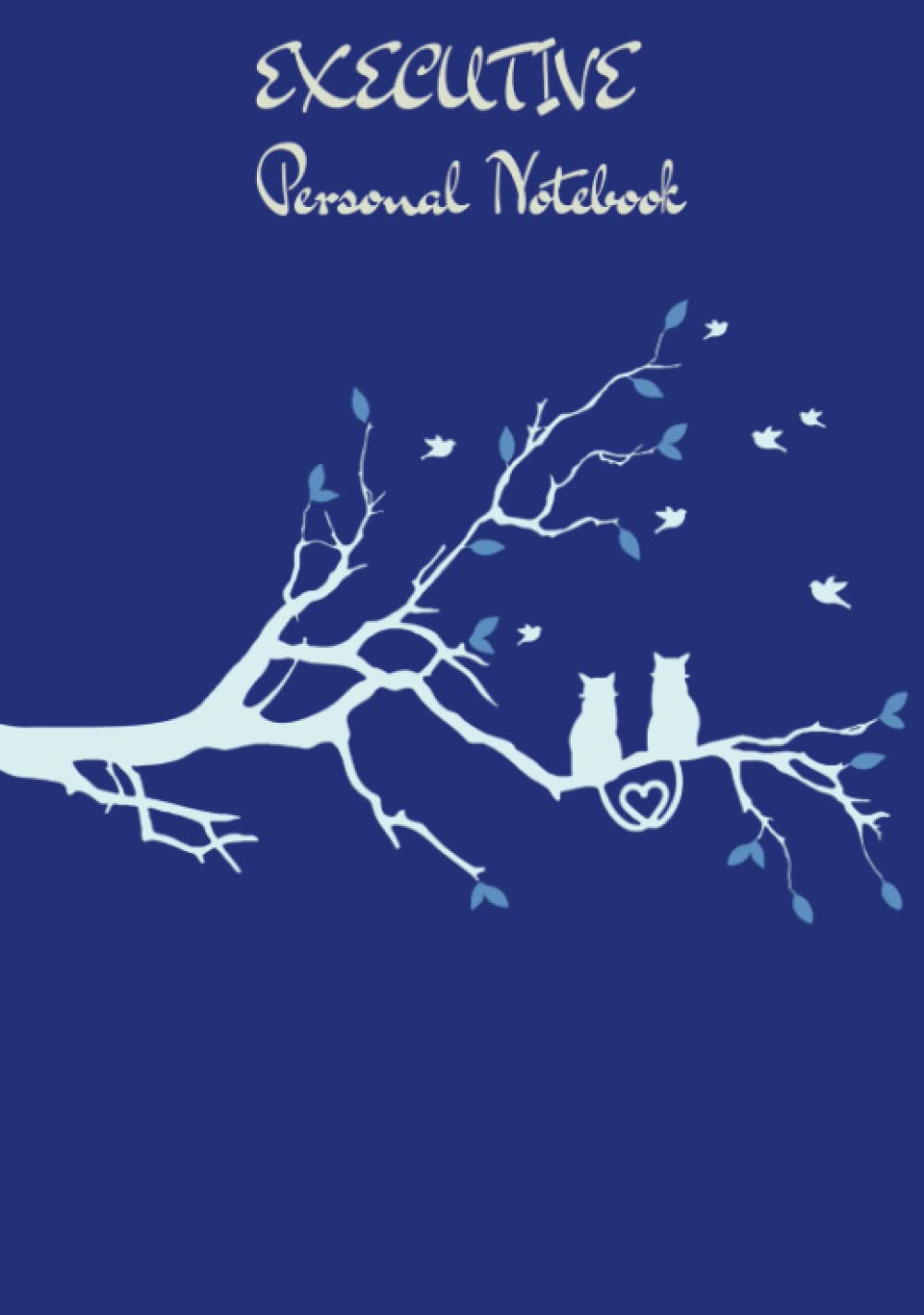 Carnet Executive Cats on a branch rigide ligné de 150 pages