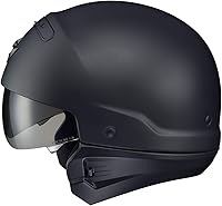 Vista 7 de ScorpionEXO Covert - Casco de motocicleta de cara abierta, media carcasa, modo 34, cubierta de boca intercambiable, aprobado por DOT, unisex