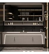 Amazon.com: 72IN Bathroom Vanity with Single Sink - Luxury