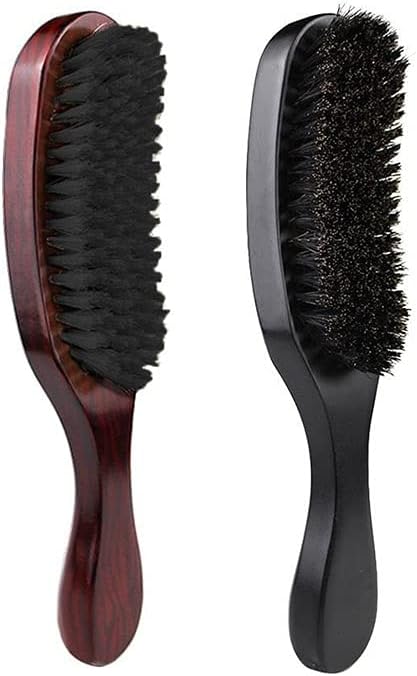 Comb Wave Hair Brush, Combs,Texture Massage Hair Care Head Massage Hair Comb,for Hair Drying Styling Tools Wooden Comb(Black)