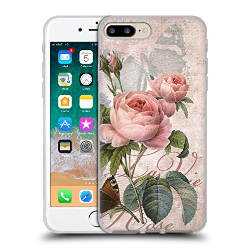 Coque en Gel Rose LebensArt iPhone 7/8 Plus, finis les verres bris&eacute;s gr&acirc;ce au MagSafe