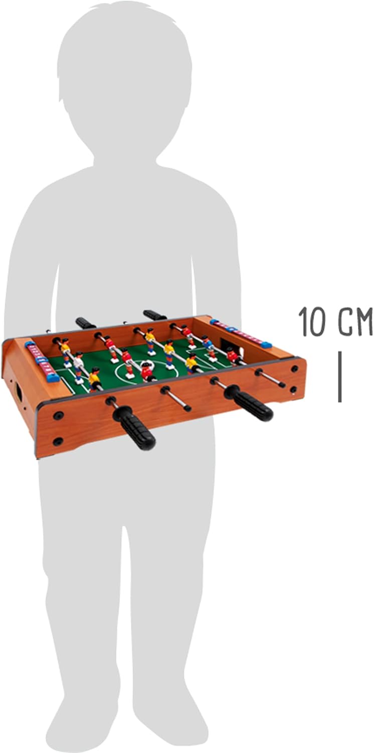 Small Foot 6707 Wooden Table Football - Can Be Placed On Any Table Top - Ideal to Take Away