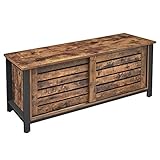 DESLIZANTA SUAVE: Este soporte para TV nos impresiona con sus dos puertas correderas con lamas que se deslizan suavemente de un lado a otro sobre dos rieles. Detrás de ellos, dos niveles de estantes garantizan que pueda guardar cables, pequeños electrodomésticos o revistas de forma ordenada