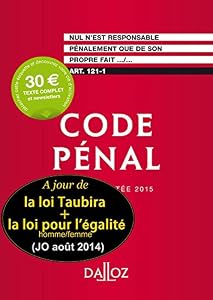 Livres Couvertures de Code pénal 2015. Édition limitée - 112e éd.