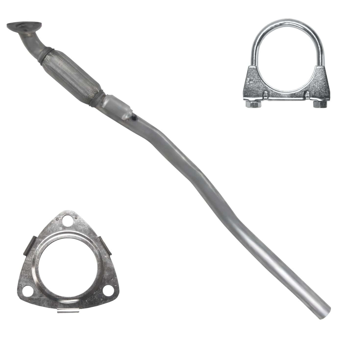 Schalldämpferset Auspuff Kollektorrohr für Opel Zafira 2 II B 2006-2010 1.6 1.8