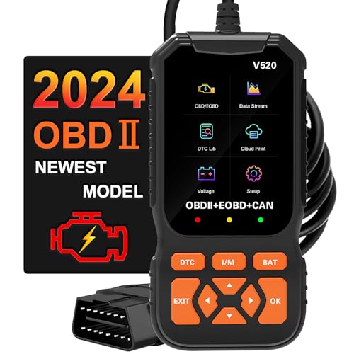 EUPA OBD2 Scanner Diagnostic Tool [V520]- Car Code Reader and Scanner for Car - Comes with Live Data - Battery/Charging System Test - Works for All OBDII Compliant Cars 1996 & Newer