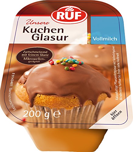 Kuchenglasur RUF Vollmilch-Schokolade im 12er Pack