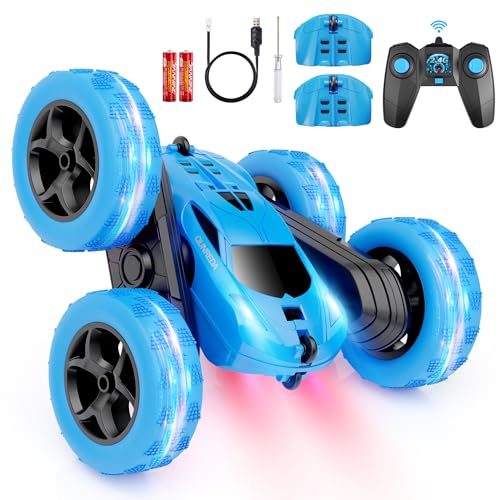 QUNREDA Blue 4WD Stunt Car