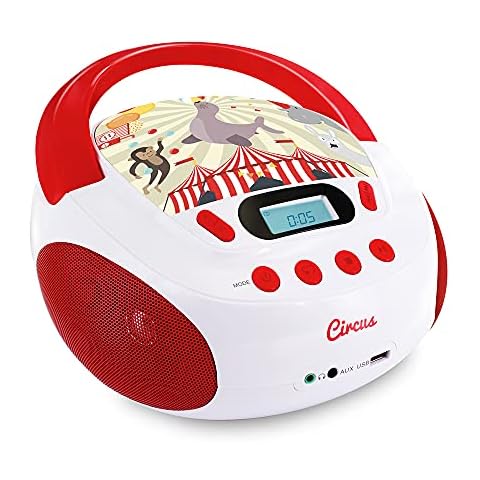 Metronic 477145 - Reproductor de CD portátil con USB / SD para MP3 Cover