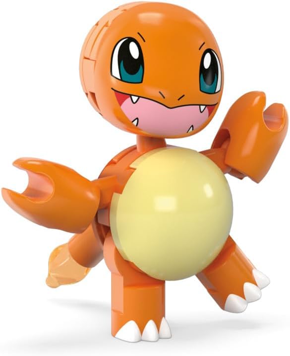 MEGA Pokémon Construction Toy Pokémon Evergreen Charmander Ball for Kids Ages 6 and Up