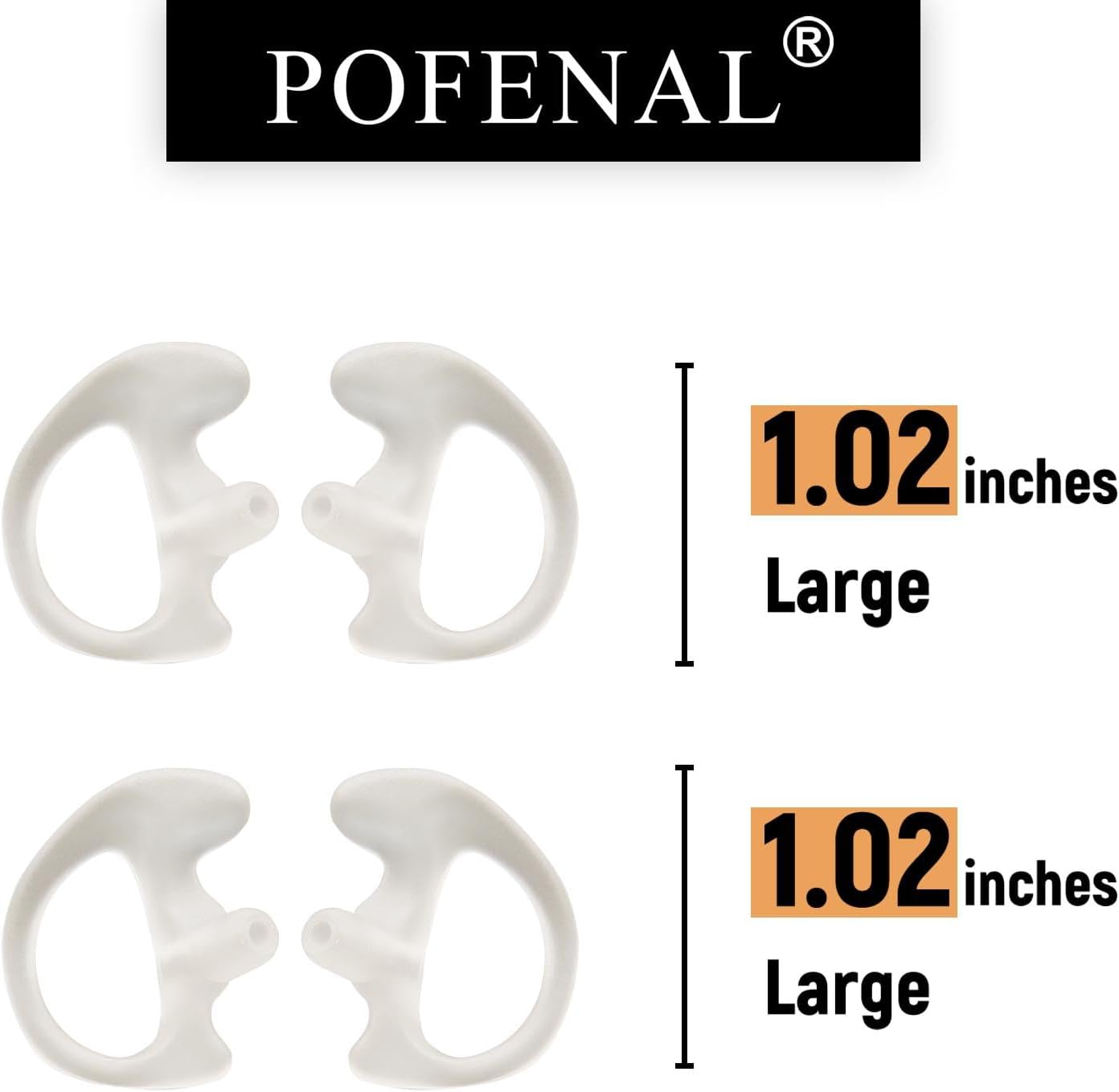 XPR7550 APX6000 Earpiece Headset Surveillance Compatible with Motorola XPR6380 XPR6580 XPR7380 XPR7350e XPR7380e XPR7550e XPR7580e Walkie Talkie Radio with PTT Mic & 2 Pack Flesh Earmolds