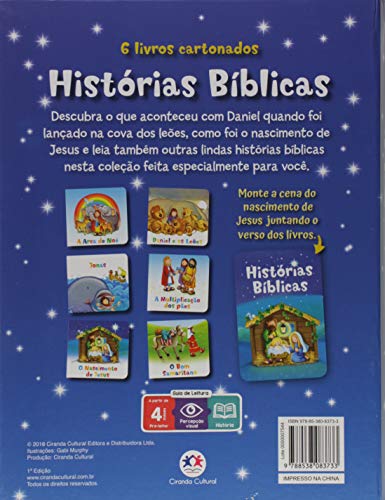 Histórias bíblicas - Box com 6