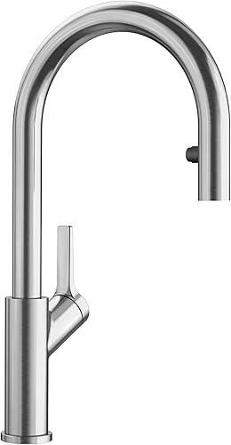 Vista 35 de BLANCO 526395 Urbena - Grifo de cocina, 1,5 GPM, Cinder/Chrome