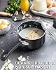 Cook N Home Nonstick Sauce Pan with Glass Lid 2-Qt, Multi-purpose Pot Saucepan Kitchenware, Black, Aluminum #4