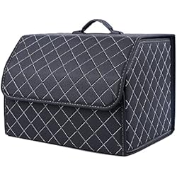 Maletas Para Mini Cooper NEEDBUY Bolsas para Maletero del Coche para Mini Mini 4seats Mini One Mini Cooper Mini 4door Caja Organizadora de Maletero Plegable Maleta Accesorios,Black Beige Style-M