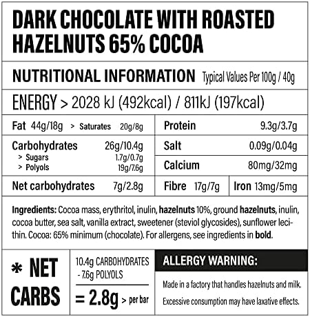 Sugar Free and Vegan Chocolate Bars by Soopergood  Mixed box of 6 - Keto Friendly - Low Carb - Gluten Free  No Maltitol  Sweetened with Stevia  Variety box of 6 x 40g bars