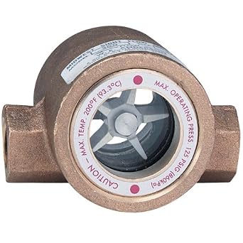 W.E. Anderson Midwest Sight Flow Indicator, SFI-300-1-1/2, 1-1/2" Body, Double Window