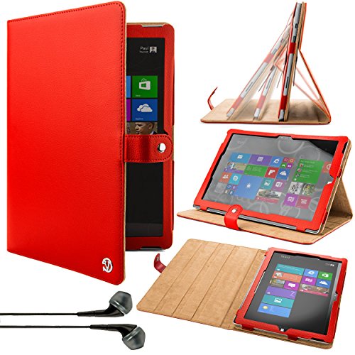 Vg Red Arthur Detachable Stand Carrying For Microsoft Surface Pro 3 And Vangoddy Earphones #TOP30