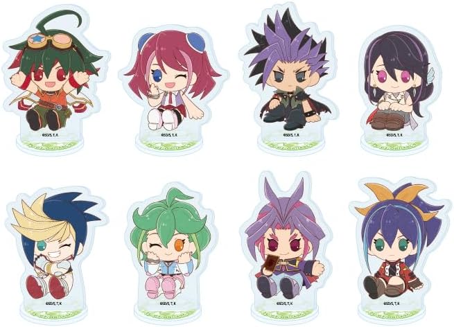 Yu-Gi-Oh! ARC V 05 Acrylic Petite Stand, Complete Set, Box of 8