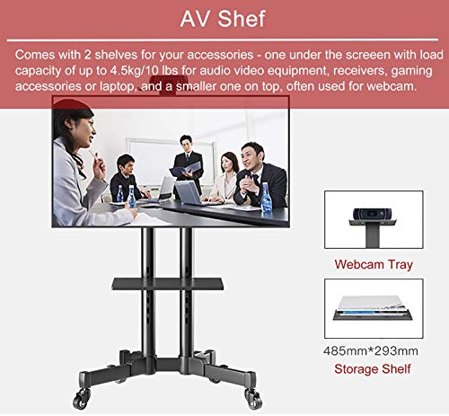 Soporte universal móvil con ruedas para TV 32-70 pulg miniatura 6
