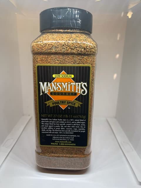 Mansmith's Poultry Spice (Low Sodium), 27 ounces