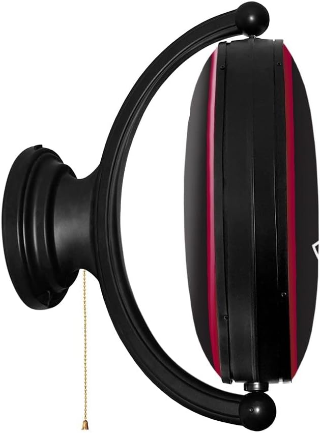 The Fan-Brand Arizona Coyotes Oval Rotating Lighted Wall Sign - Hockey Wall Decor - NHL Decor for Home, Office, Game Room, Fan Cave & Garage - USA Made