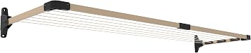 Mk2 Fold Down Clothesline - Slim, 42.7 Feet Drying Space