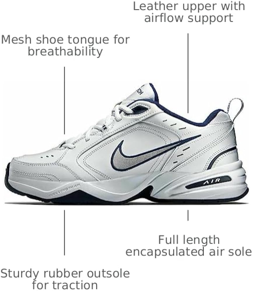 靴/バッグ NIKE AIR MONARCH Amazon.com | Nike Men's Air Monarch IV Walking Shoes, White