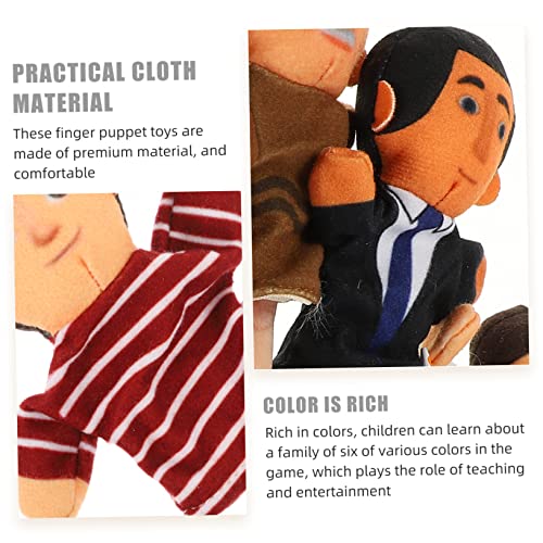Abaodam 1 Conjunto Boneca De Dedo Fantoche De Pessoas Recheadas Brinquedo Fantoches De Dedo Desenhos
