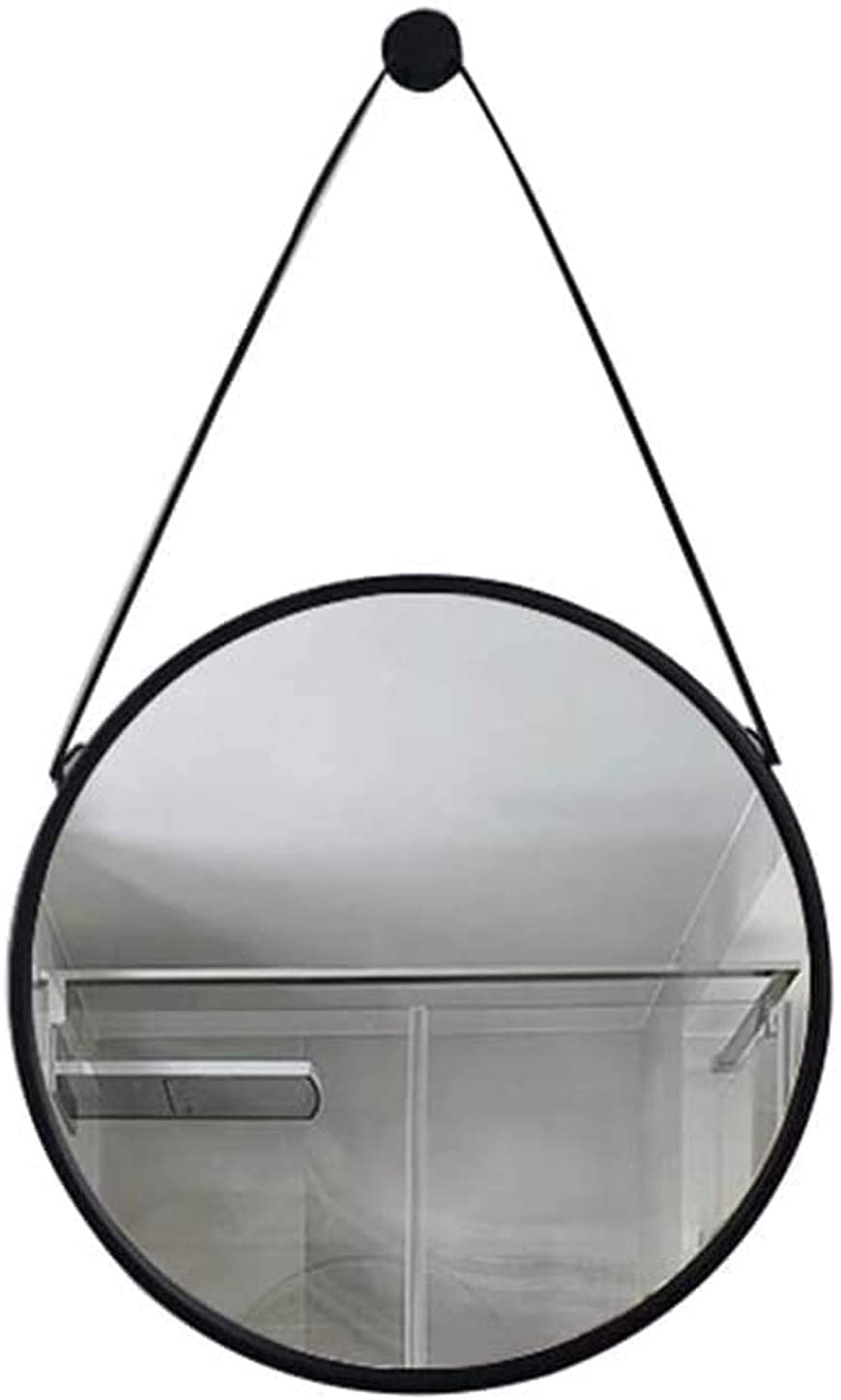 TYUHDUYUR Bathroom Wall Mirror | Round Hanging Mirror | Fireplace Mirrors for Living Room 40Cm 50Cm 60Cm 70Cm | Contemporary/Modern Elegant Design with Wall Fixings High-end / 70cm