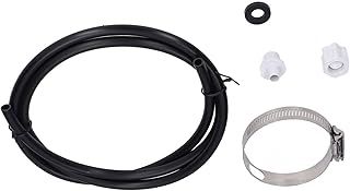 Akozon Conexão do alimentador do clorador, para Hayward CL200 e CL220 Series Pacote de acessórios de piscina com junta de porca arruela braçadeira de sela kit de tubos de 1,2 m acessórios de tubulação para peças Hayward
