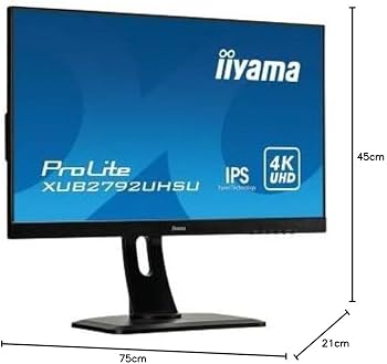 iiyama XUB2792UHSU-B1 27 Inch IPS LCD (sRGB: 99 Percent, NTSC: 72