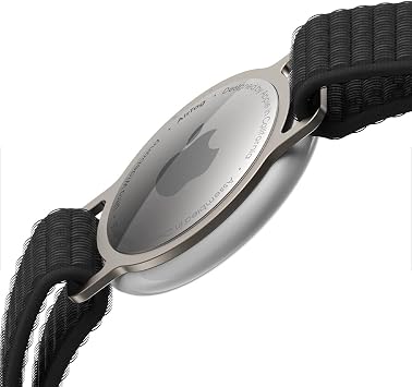 Titanium Alloy AirTag Ultra Light pet cat Collar or Small Dog Neck Length Between 8-12 inch, not Protective case Cover (Black)