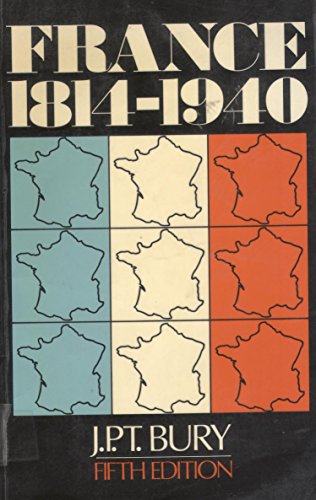 France, 1814-1940 0416379303 Book Cover