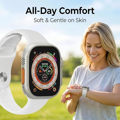 HeiKe Sport Silicone Band Compatible with Apple Watch Bands for Women Men by HeiKe - Used condition - Image 7