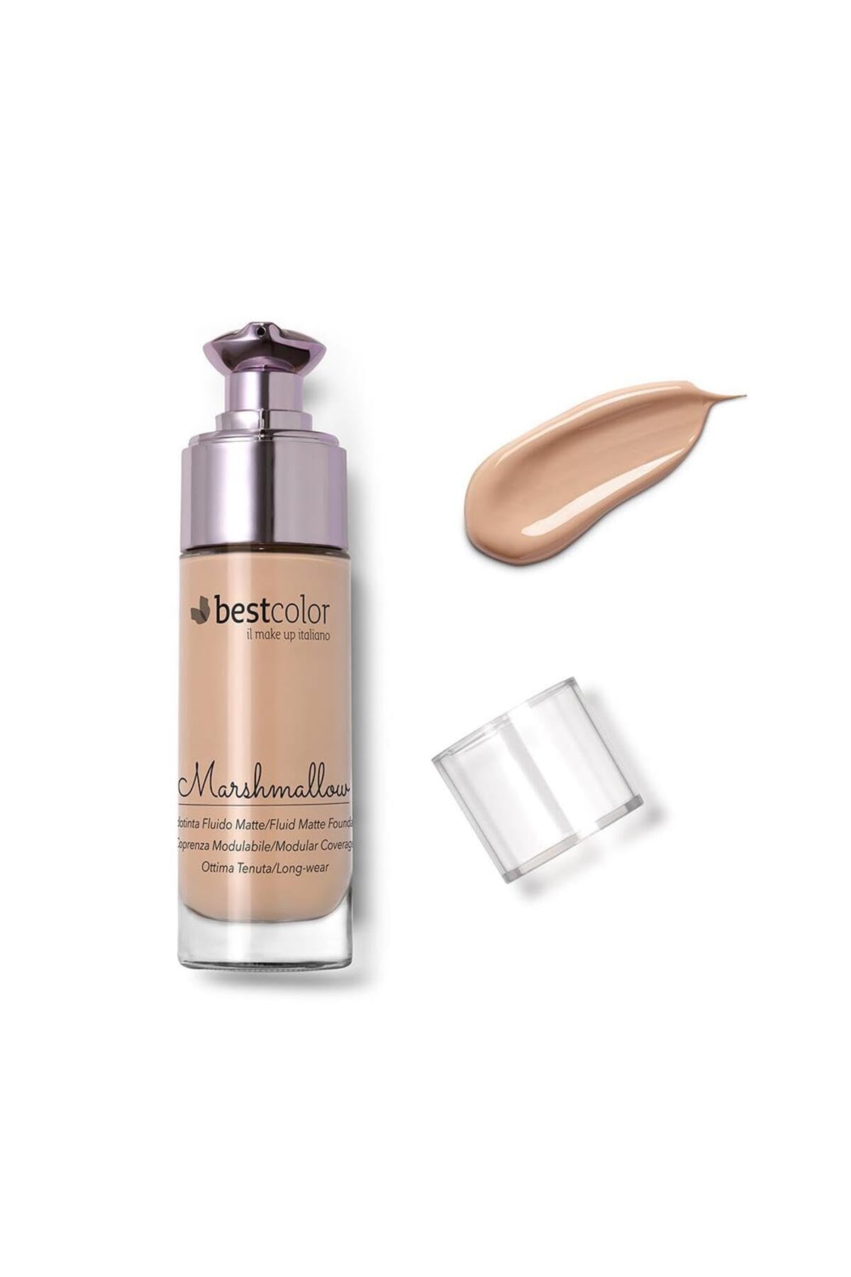 Best Сolor Il Make Up Italıano Fuild Matte Marshmallow A02 Krem Karamel Ton Likit Fondöten