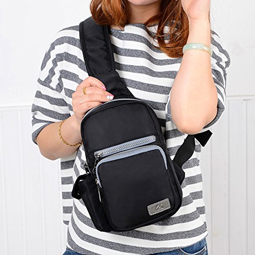 Sacoche poitrine sac en toile pratique et messenger bag pour homme et femme