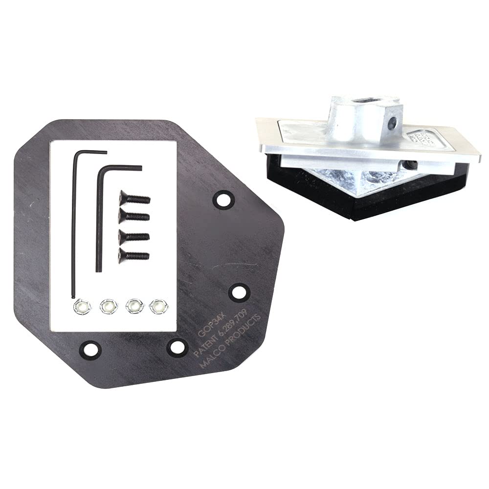 Malco GOP34UK 3 x 4 in. Standard Rectangular Gutter Punch Hole Upgrade Kit