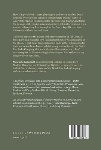 Staging Asia: The Dutch East India Company and the Amsterdam Theatre