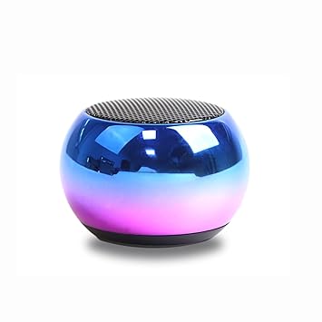 icall M3 Portable Bluetooth Mini Dynamic Metal Sound 5 W Bluetooth Speaker (Purple)