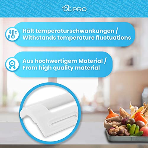 DL-pro Universal Kühlschrankgriff Türgriff Befestigungsabstand 10,5-16 cm Griff für Kühlschrank Gefrierschrank Kühl-Gefrierkombination | Länge: x cm