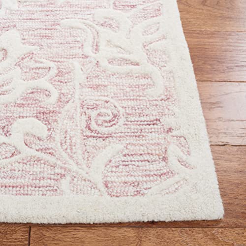 Tapete decorativo SAFAVIEH 243x183 cm rosado y blanco miniatura 3