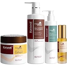 Karseell Collag&egrave;ne Traitement des Cheveux Deep Repair+ Argan Oil Shampoo+Leave-In Apr&egrave;s-Shampooing
