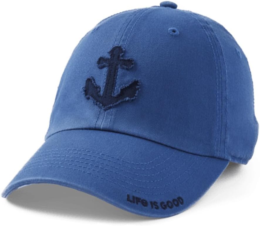 Life is Good Tattered/Sunworn Chill Cap Baseball Hat, Multiple Styles, Multiple Colors, One Size