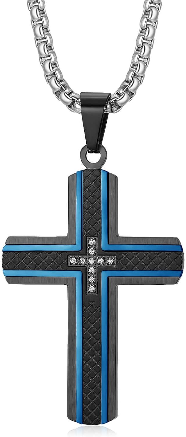 Stainless Steel Cross Necklace 