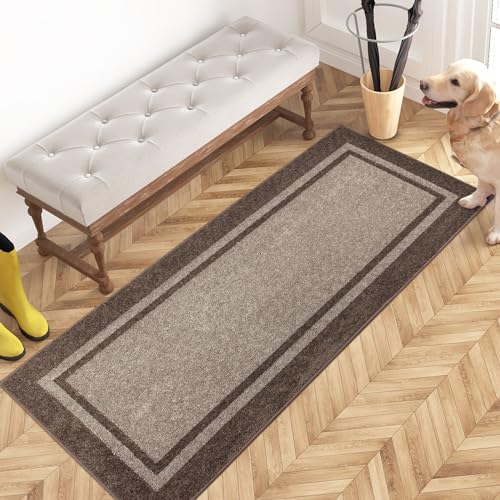 PURRUGS Dirt Trapping Door Mat 24"x60" Non-Slip Indoor Rug