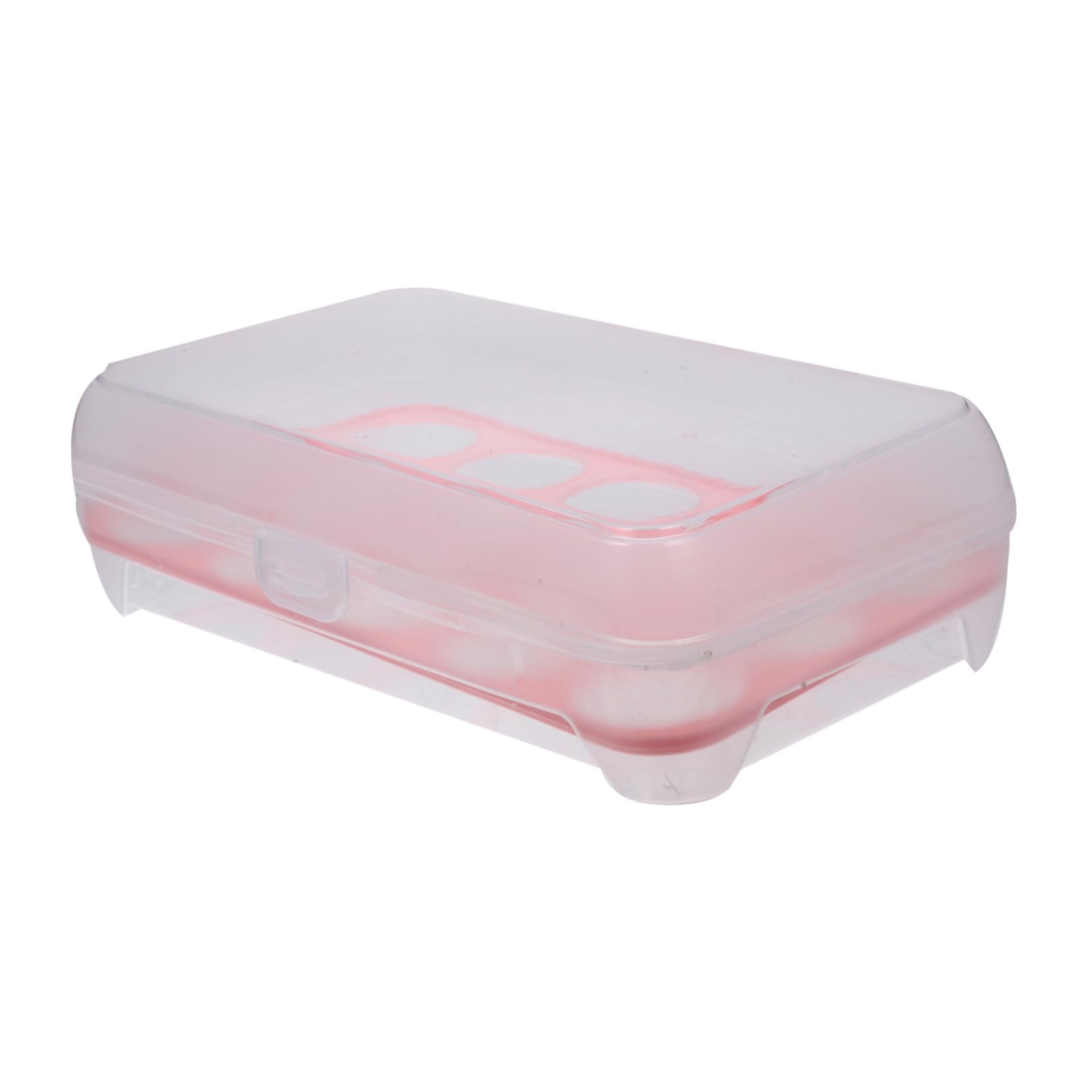 Cabilock 5 Pezzi Di Organizer Per Contenitori Di Stoccaggio Per Frigorifero Supporto in Plastica Design Antiurto E Anti-rotolamento Liscio Per Una Facile Pulizia