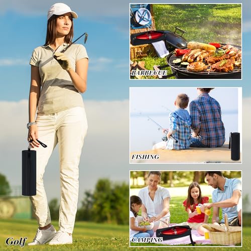 LUCKIPLUS Insulated Golf Cooler Bag 2 Pack Small Portable Camping Cooler Case Unisex Soft Compact Beer Sleeve for Drinks Bottled Water for Daily Work Travel Hiking by LUCKIPLUS - Image 7