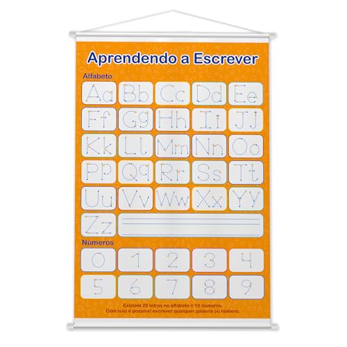 Banner Didático Infantil Pedagógico Aprendendo a Escrever Ensino Crianças Escola Alunos Educação